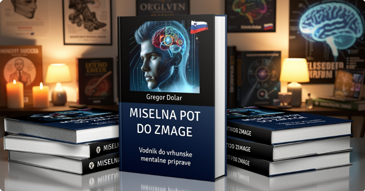 Miselna pot do zmage – knjiga o mentalni pripravi športnikov (naslovnica)